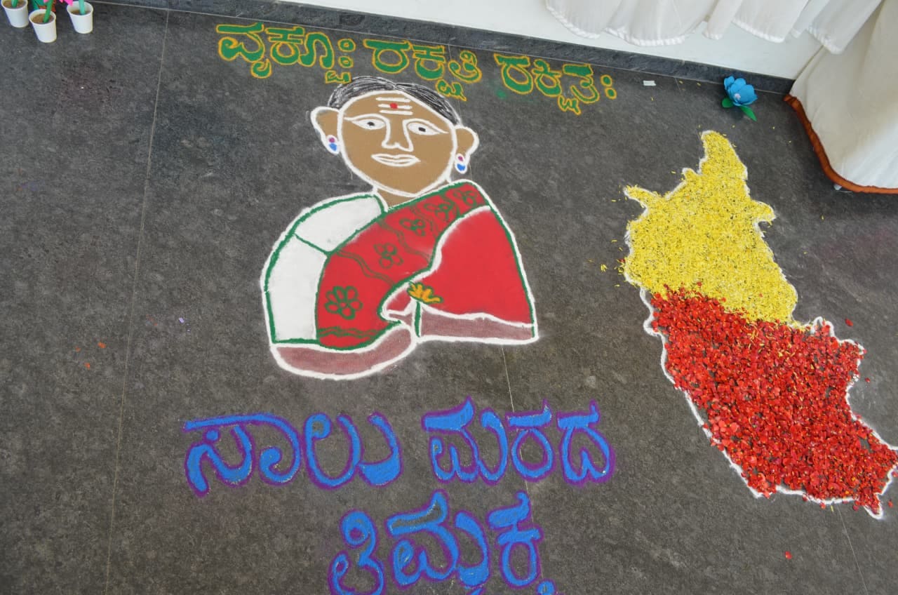 Floral Fervour Flower Day Celebration at RVK - Somanahalli (12)