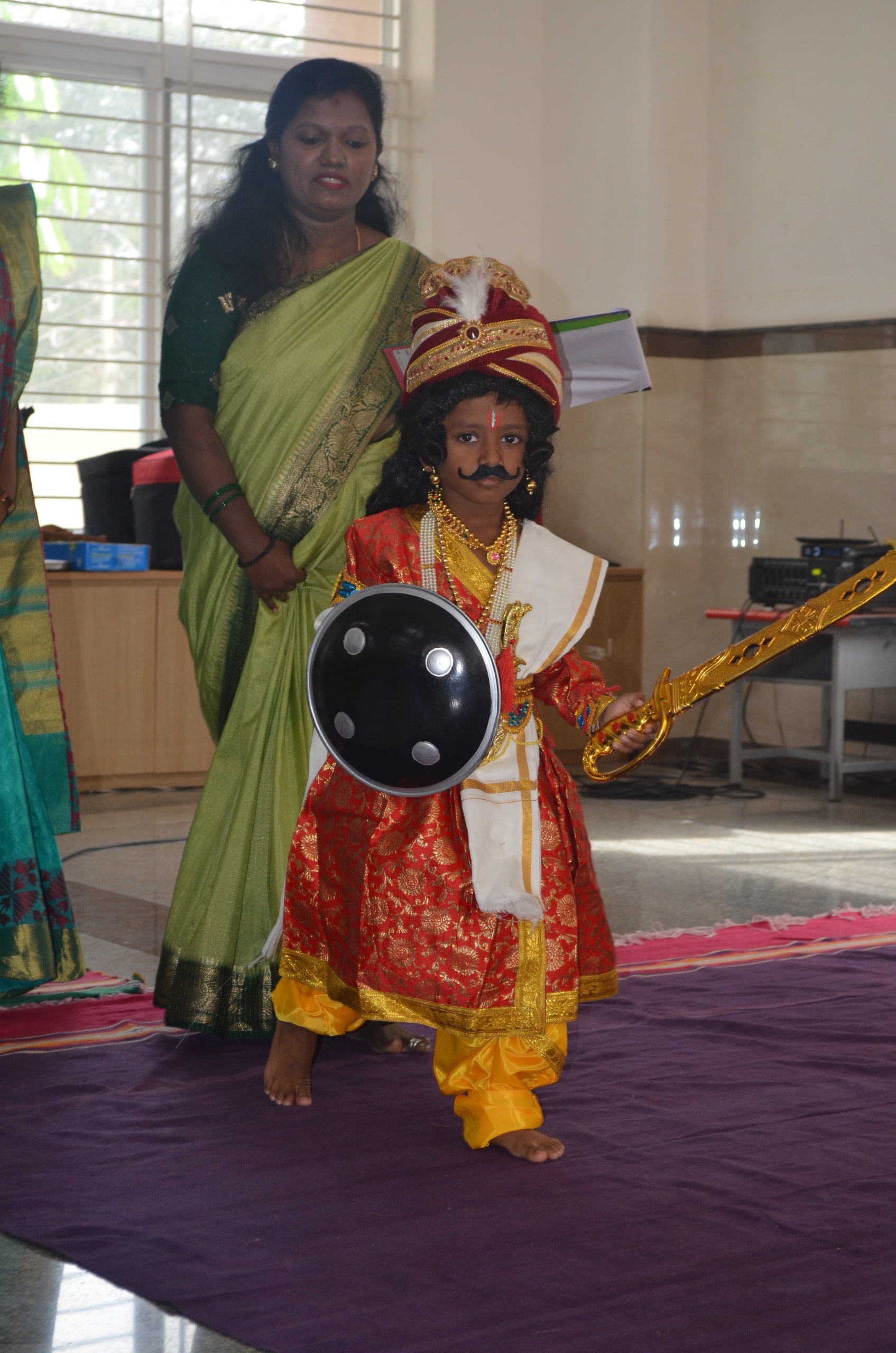 Gokulam Student’s ‘Veshabhushana Spardhe’ in RVK - Somanahalli (1)-min