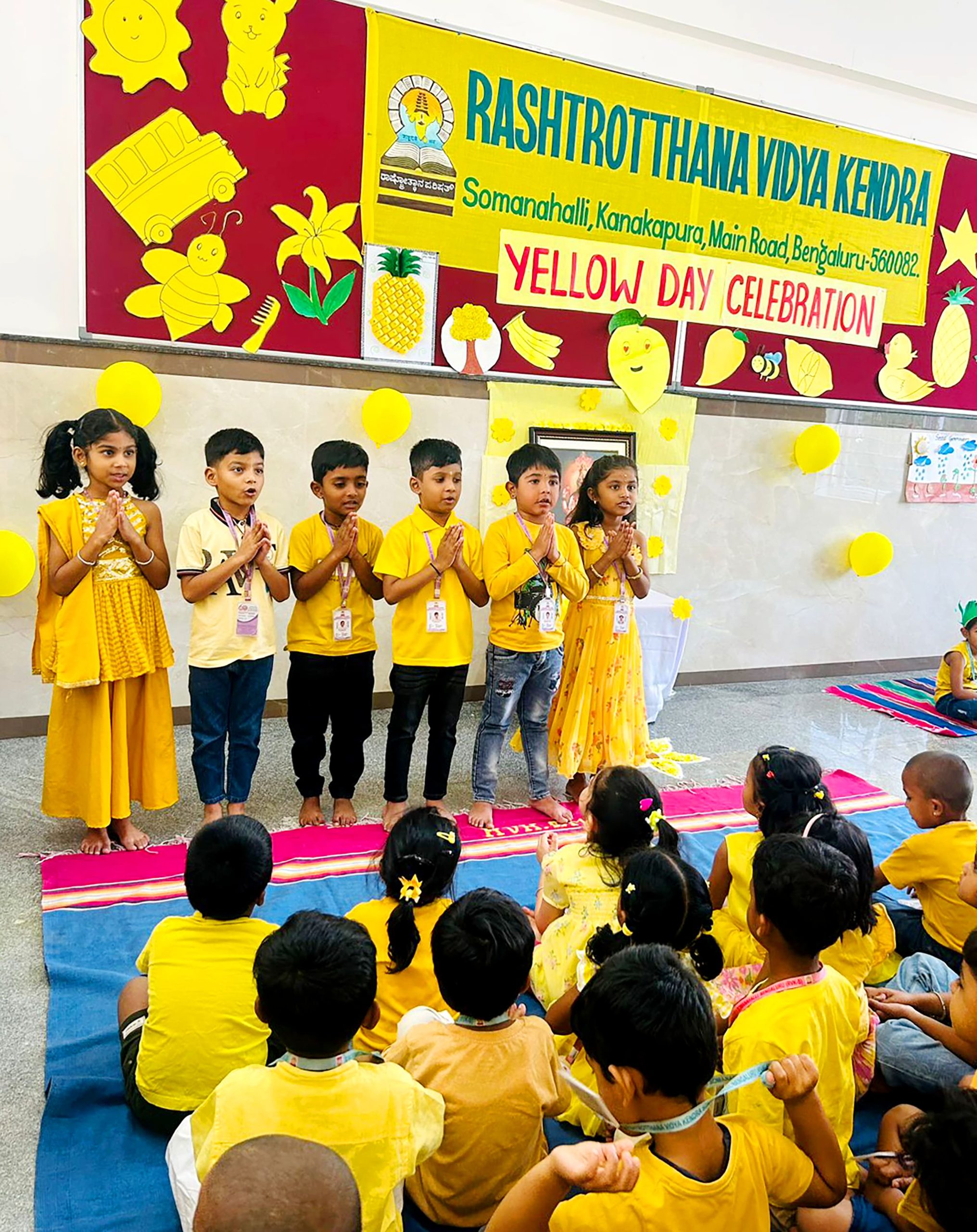 A Unique Yellow Day at RVK - Somanahalli (21)