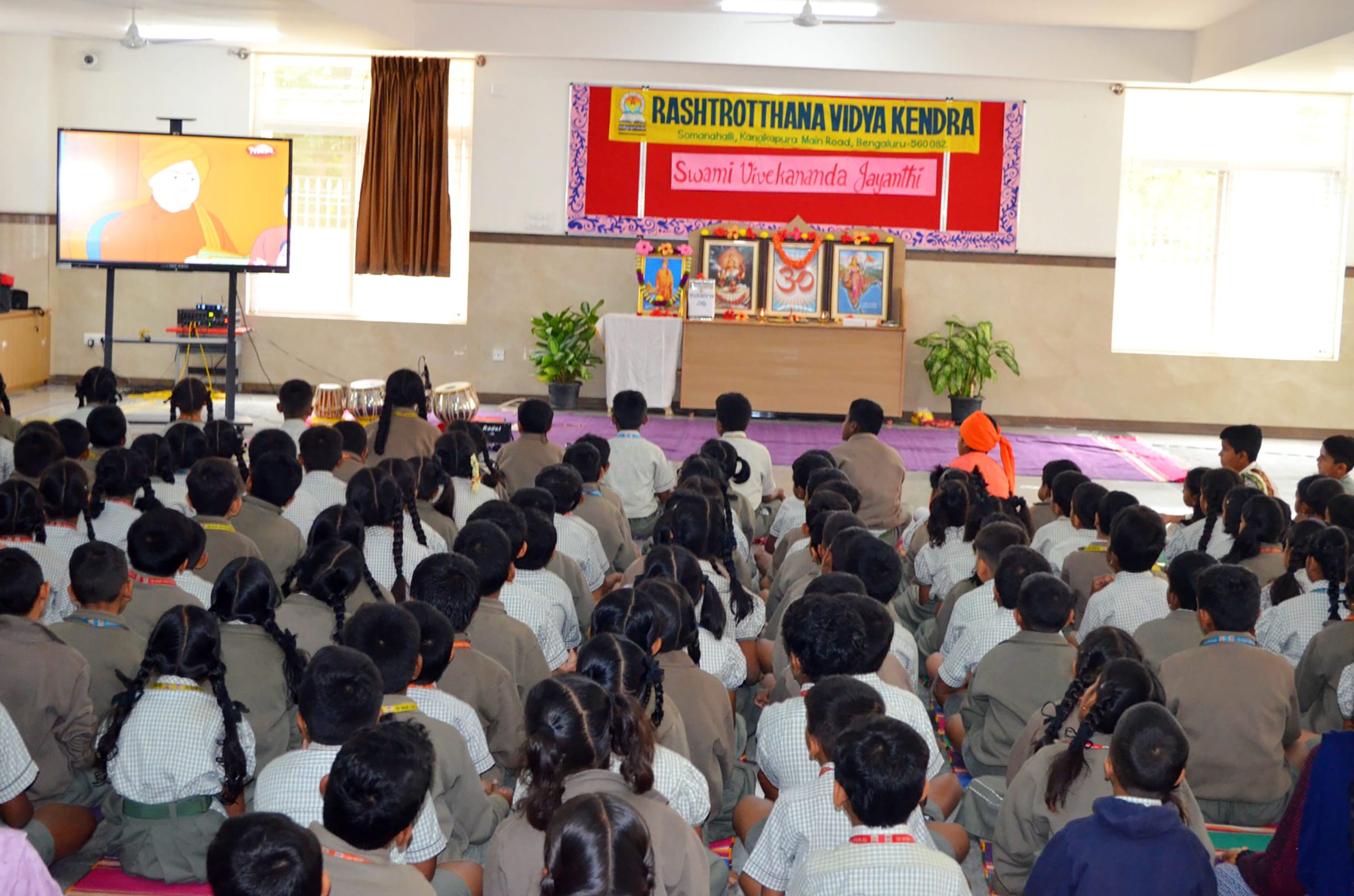 Swamy Vivekananda Jayanthi Celebration in RVK - Somanahalli (3)