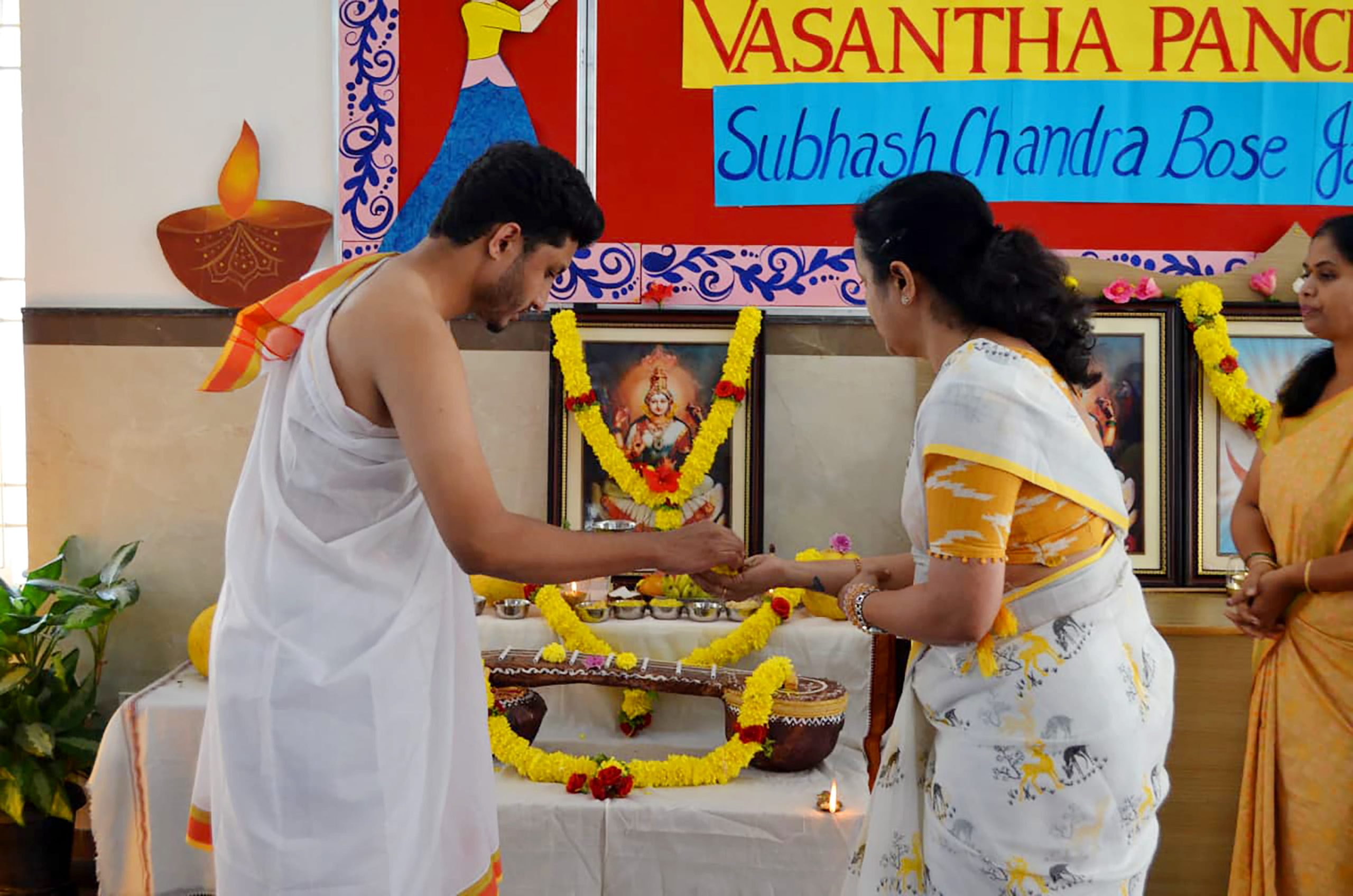 Vasant Panchami & Subhash Chandra Bose Jayanti Celebration in RVK - Somanahalli (3) (1)