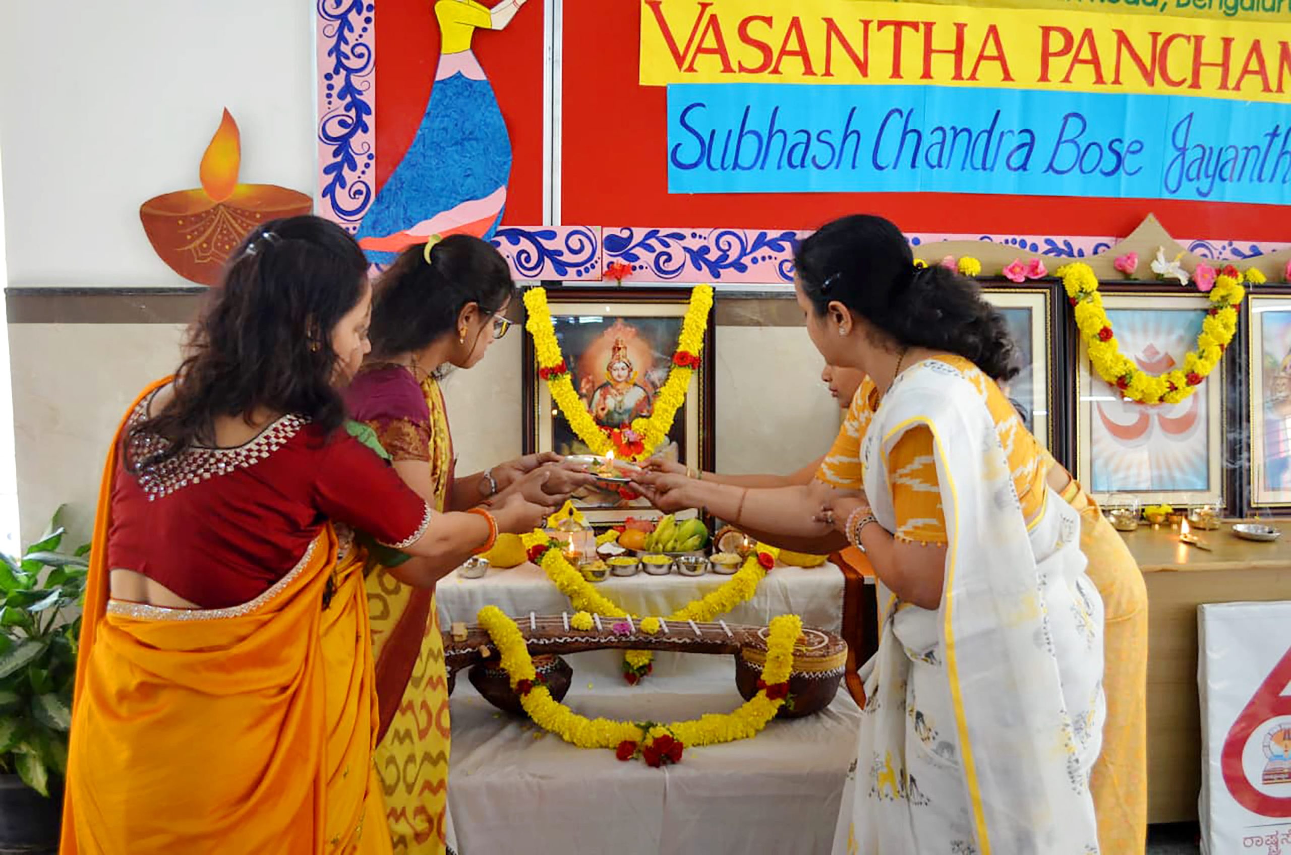 Vasant Panchami & Subhash Chandra Bose Jayanti Celebration in RVK - Somanahalli (4) (1)