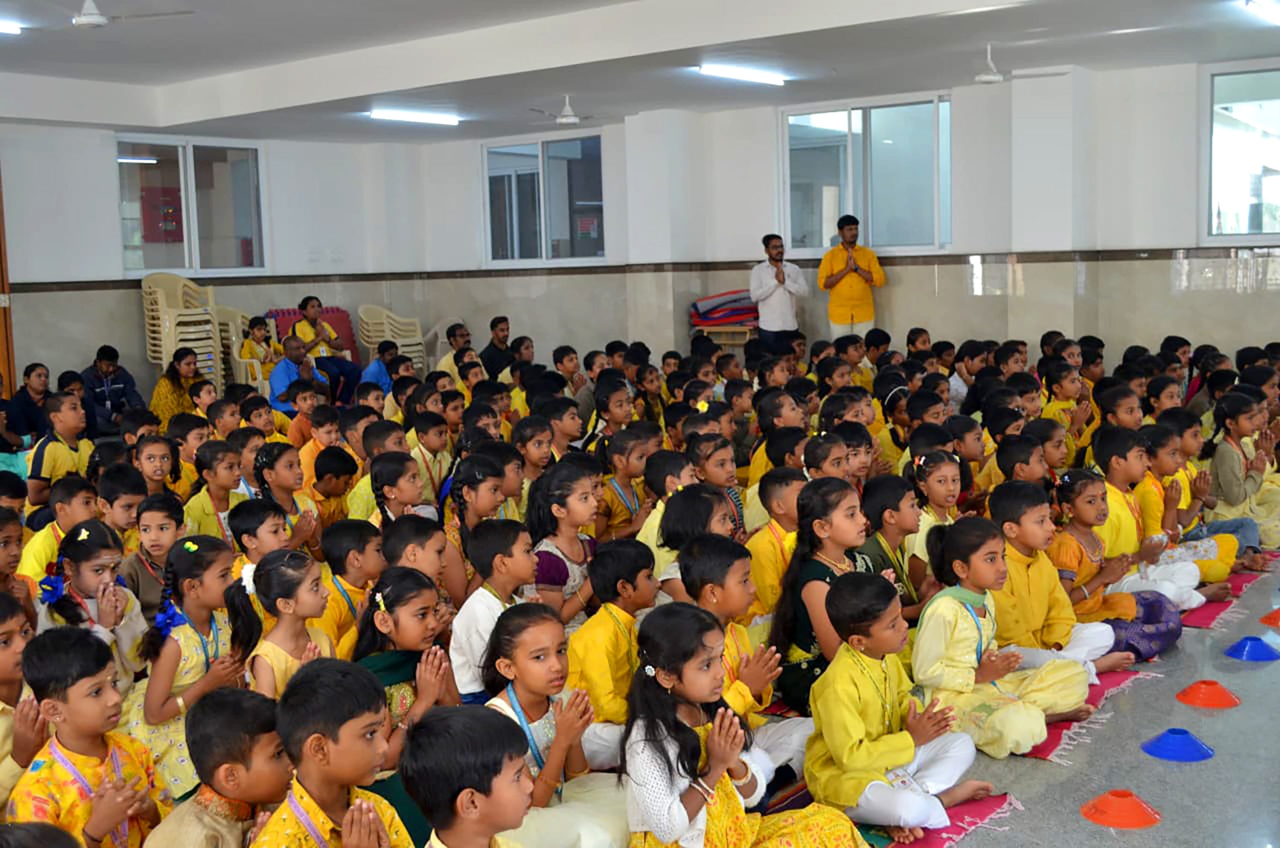 Vasant Panchami & Subhash Chandra Bose Jayanti Celebration in RVK - Somanahalli (7) (1)