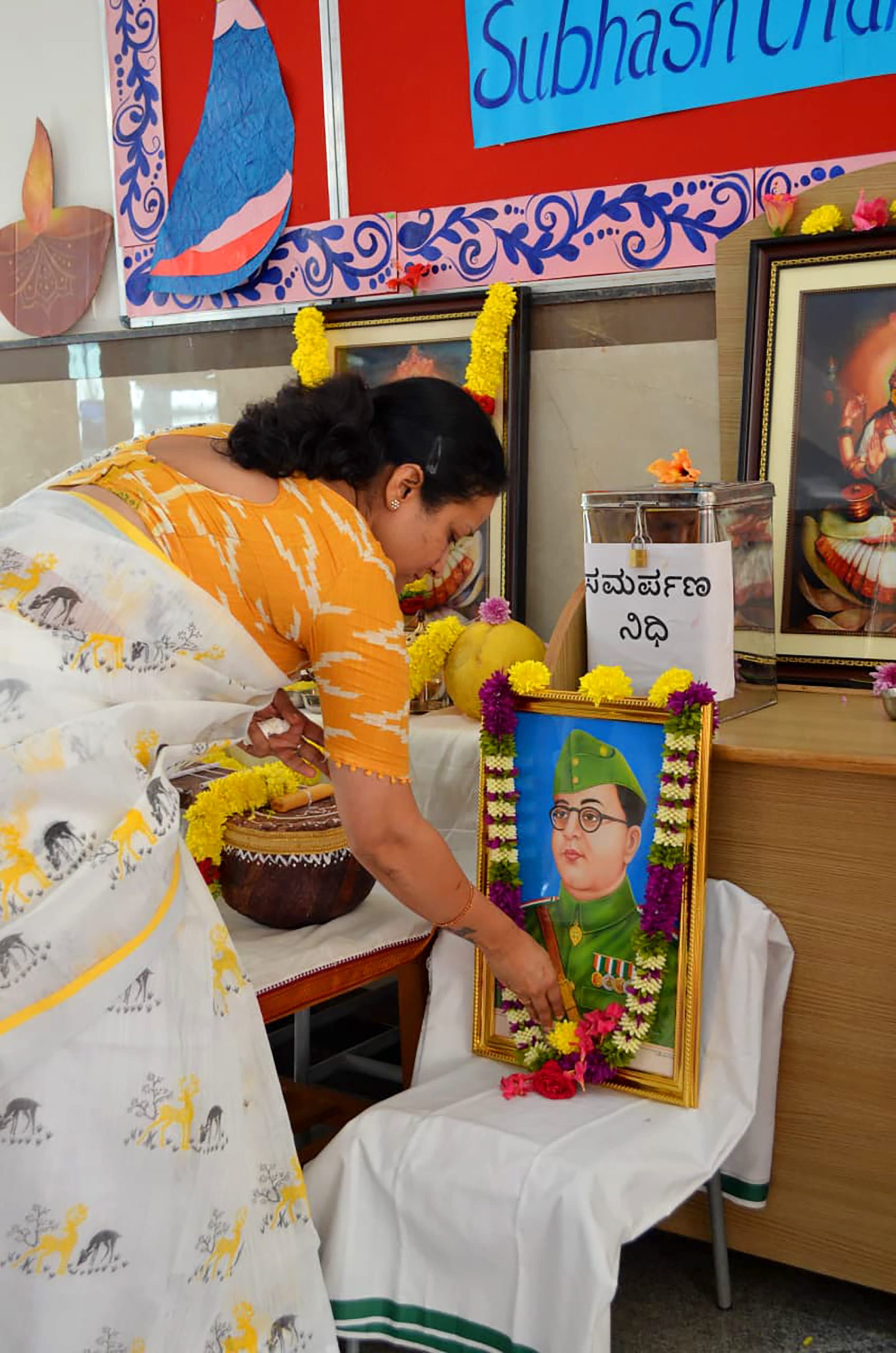 Vasant Panchami & Subhash Chandra Bose Jayanti Celebration in RVK - Somanahalli (8) (1)