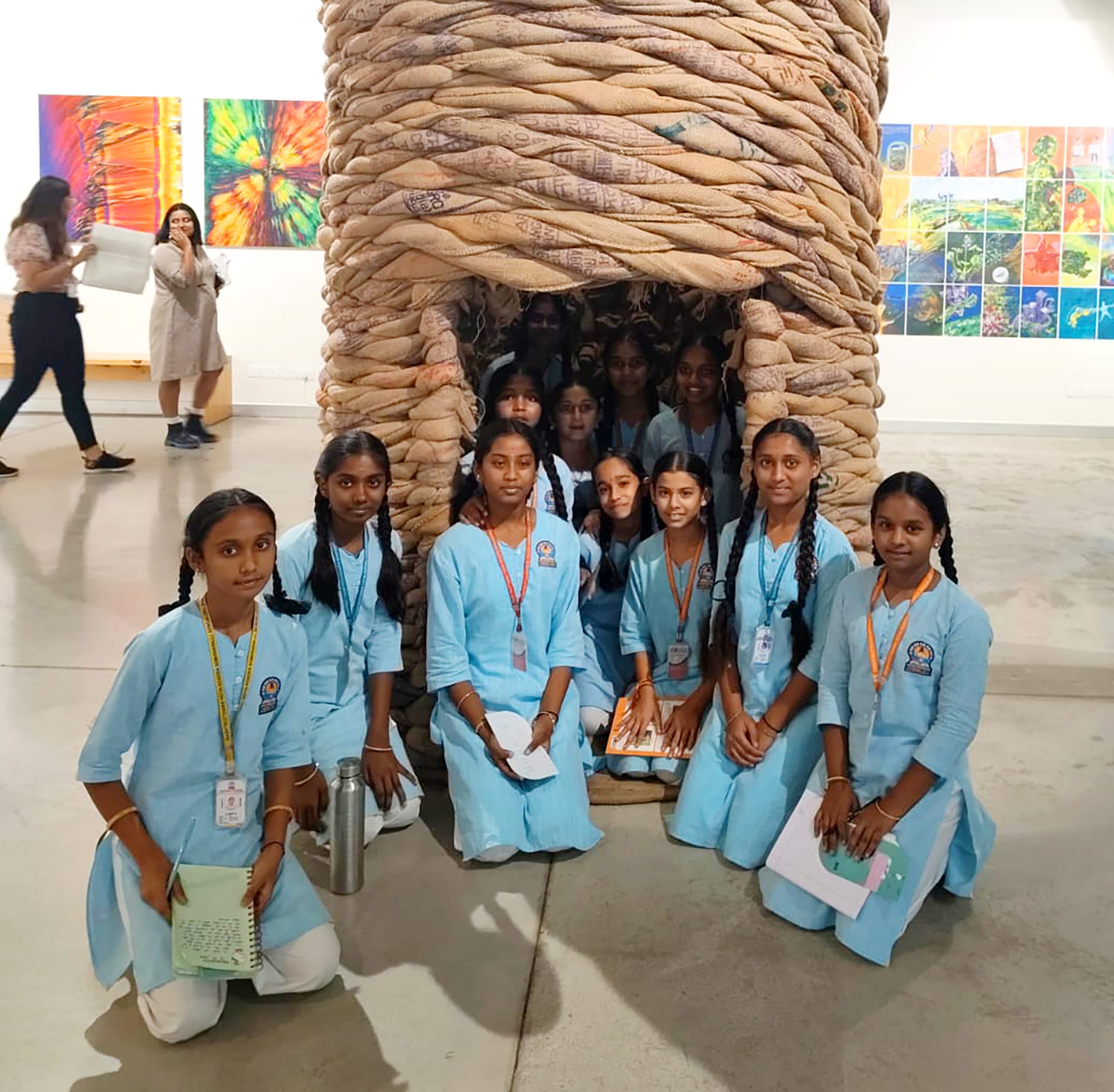 RVK – Somanahalli Students Visit Bengaluru Science Gallery and Cubbon Park (14)