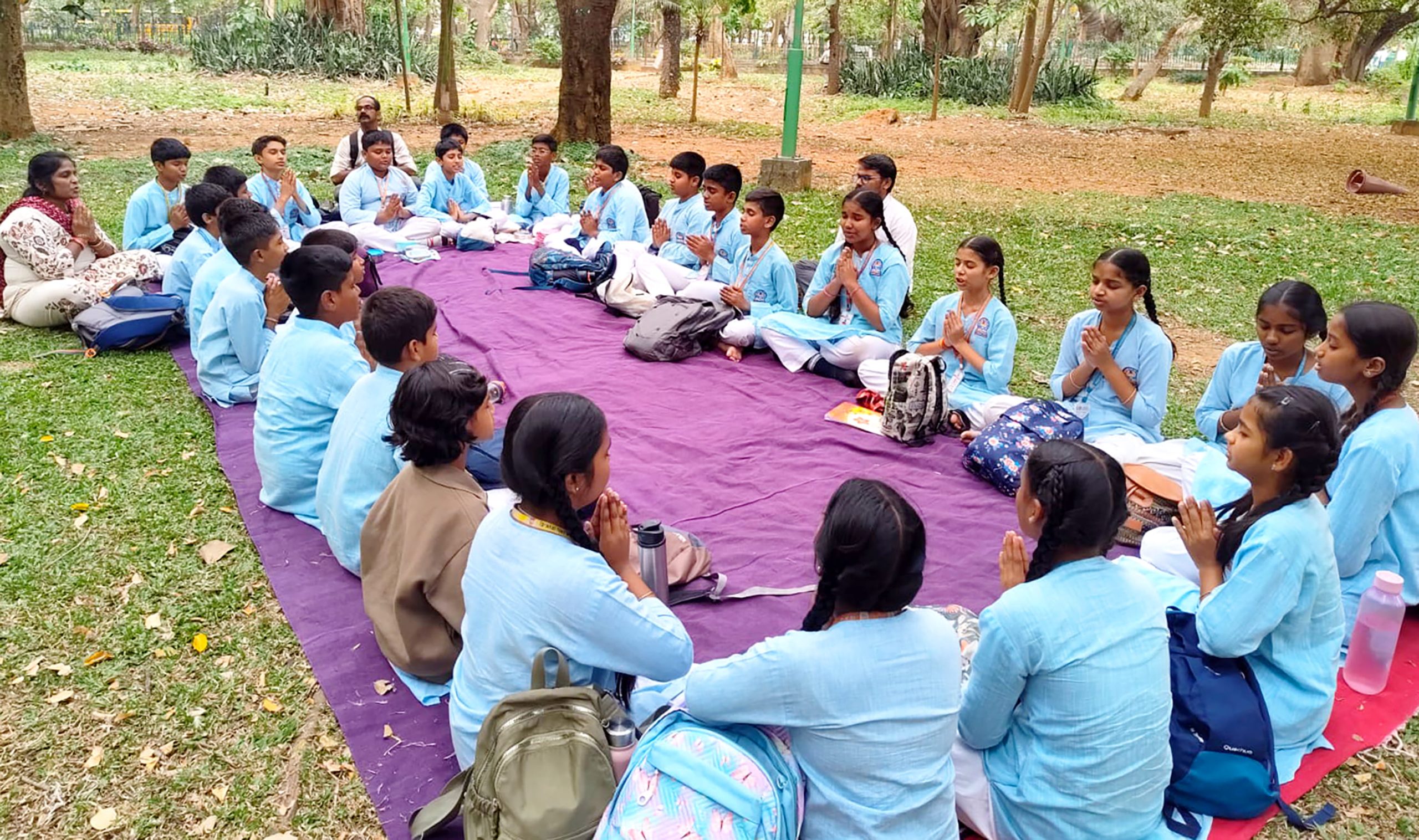 RVK – Somanahalli Students Visit Bengaluru Science Gallery and Cubbon Park (15)
