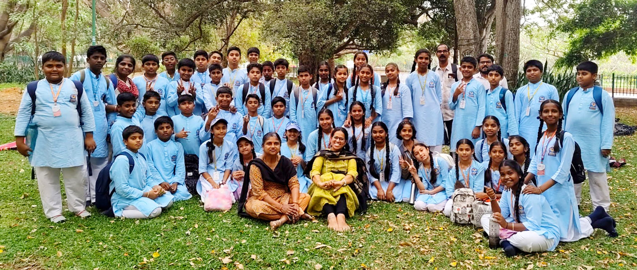 RVK – Somanahalli Students Visit Bengaluru Science Gallery and Cubbon Park (17)