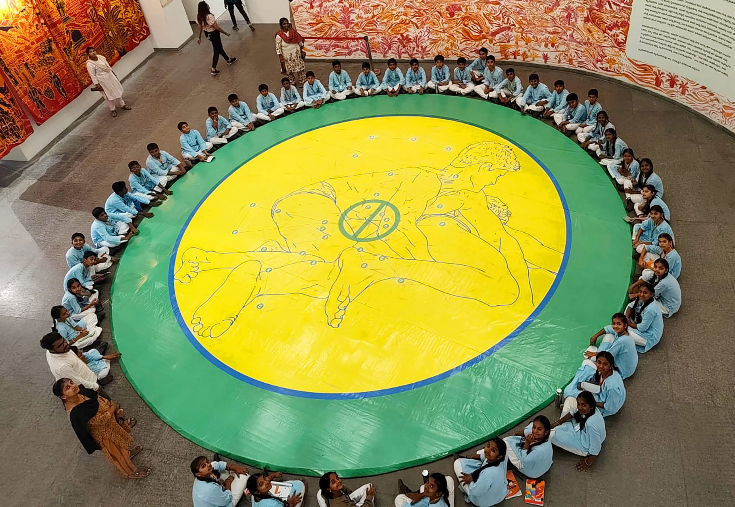 RVK – Somanahalli Students Visit Bengaluru Science Gallery and Cubbon Park (9)