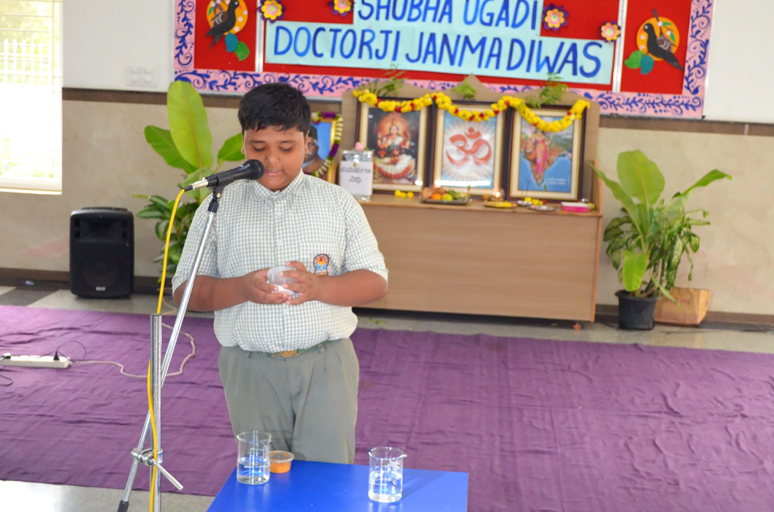 Yugadi and Dr Keshav Baliram Hedgewar's Jayanti Celebration in RVK - Somanahalli at 7.00.51 AM