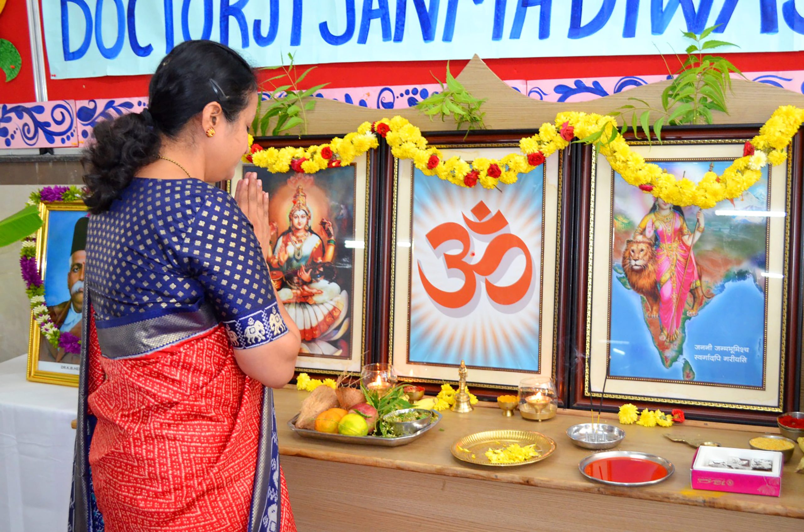 Yugadi and Dr Keshav Baliram Hedgewar's Jayanti Celebration in RVK - Somanahalli at 7.00.55 AM