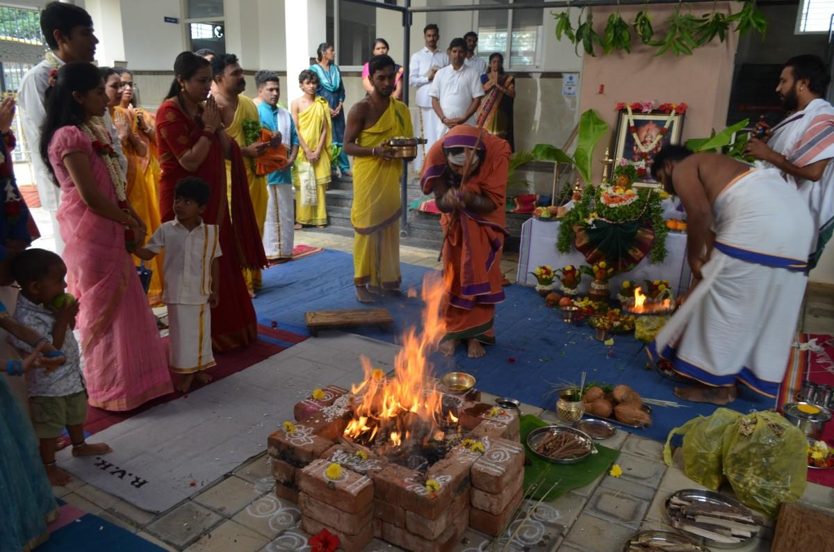 RVK – Somanahalli Observes Aksharabhyas and Vidyarambha program (10)