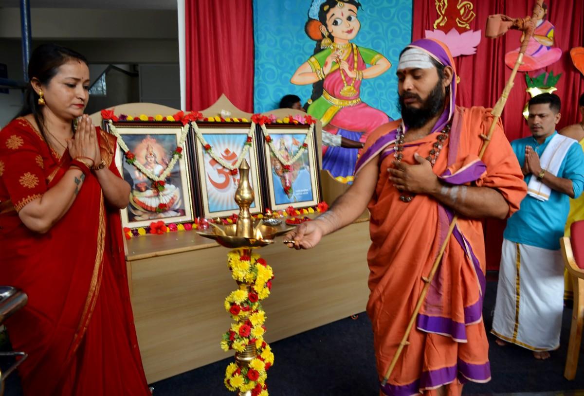 RVK – Somanahalli Observes Aksharabhyas and Vidyarambha program (12)