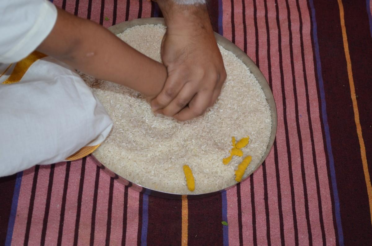 RVK – Somanahalli Observes Aksharabhyas and Vidyarambha program (20)