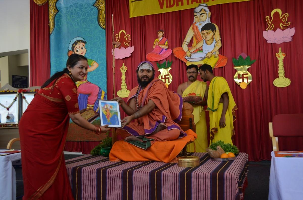 RVK – Somanahalli Observes Aksharabhyas and Vidyarambha program (25)
