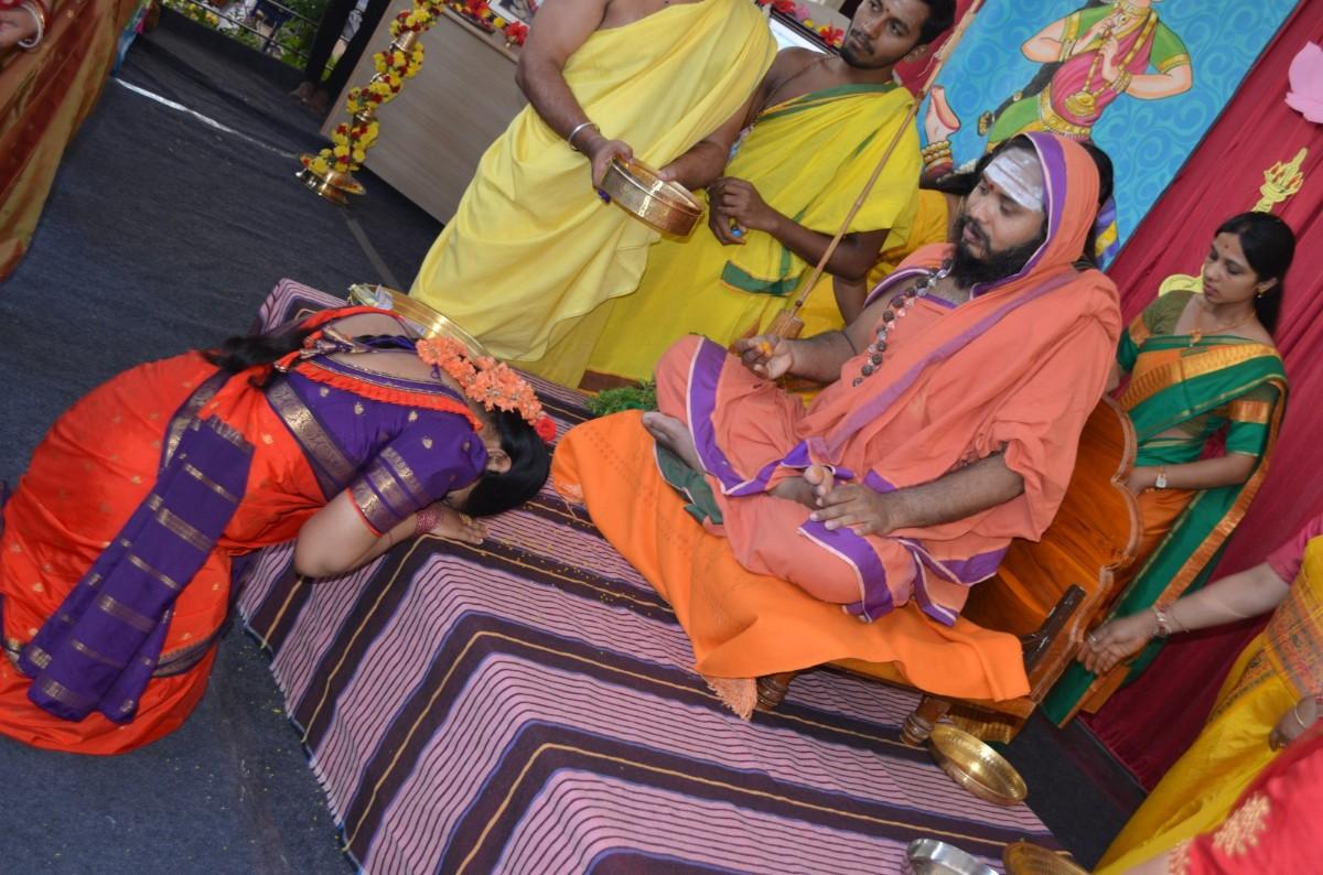 RVK – Somanahalli Observes Aksharabhyas and Vidyarambha program (33)