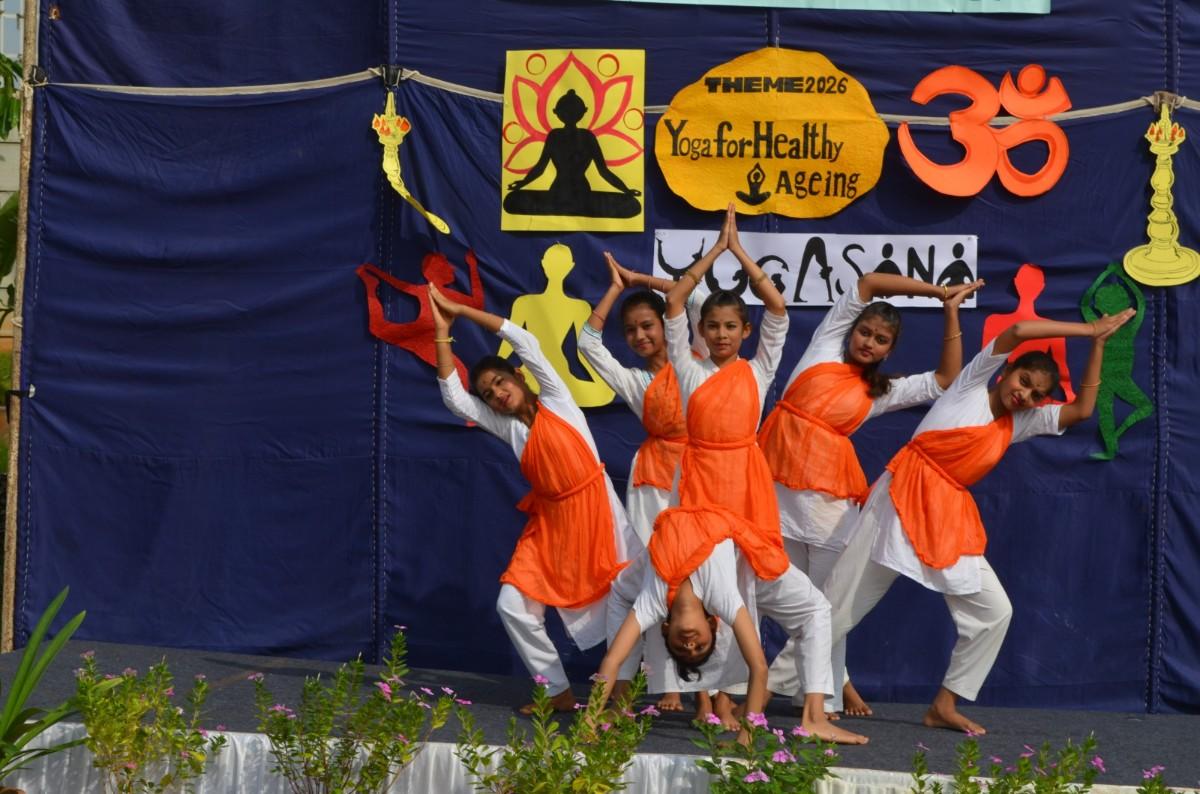 12th International Yoga Day Celebration in RVK - Somanahalli (12)