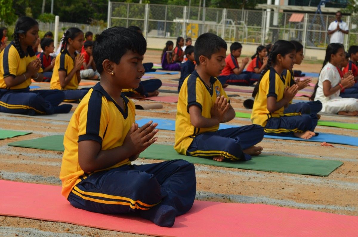 12th International Yoga Day Celebration in RVK - Somanahalli (17)