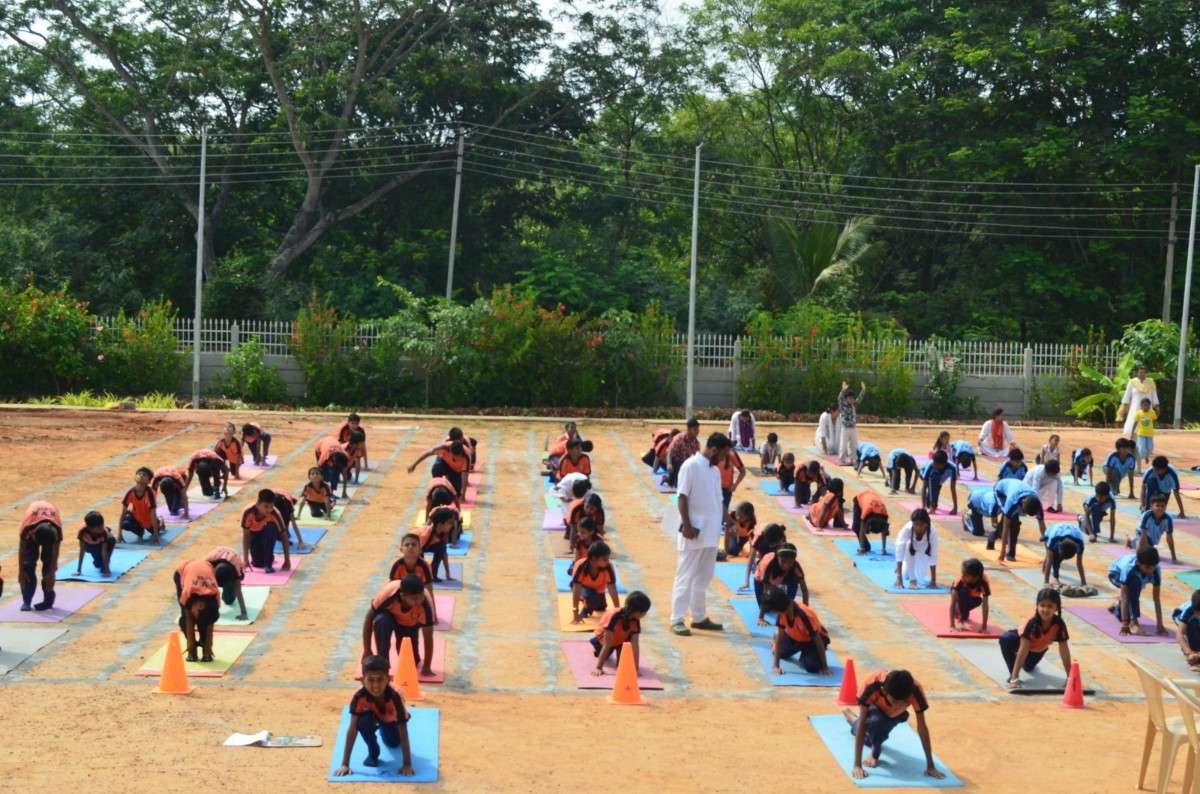 12th International Yoga Day Celebration in RVK - Somanahalli (18)