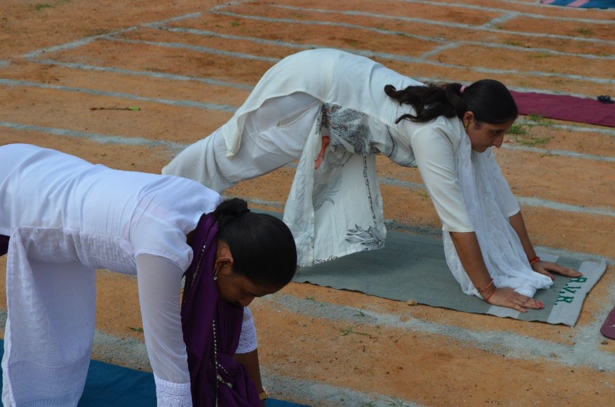 12th International Yoga Day Celebration in RVK - Somanahalli (19)