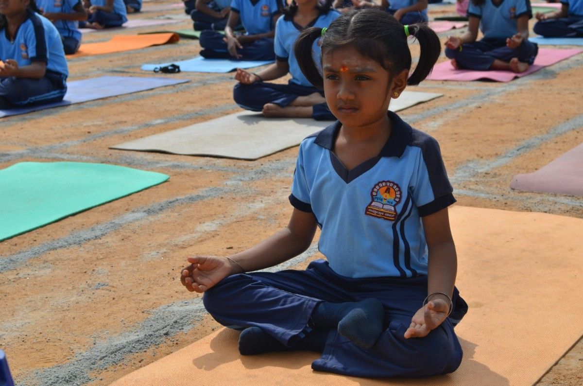 12th International Yoga Day Celebration in RVK - Somanahalli (3)