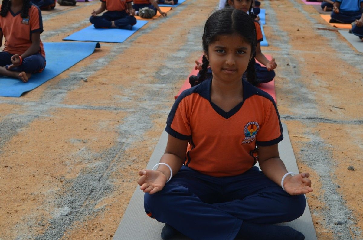 12th International Yoga Day Celebration in RVK - Somanahalli (5)