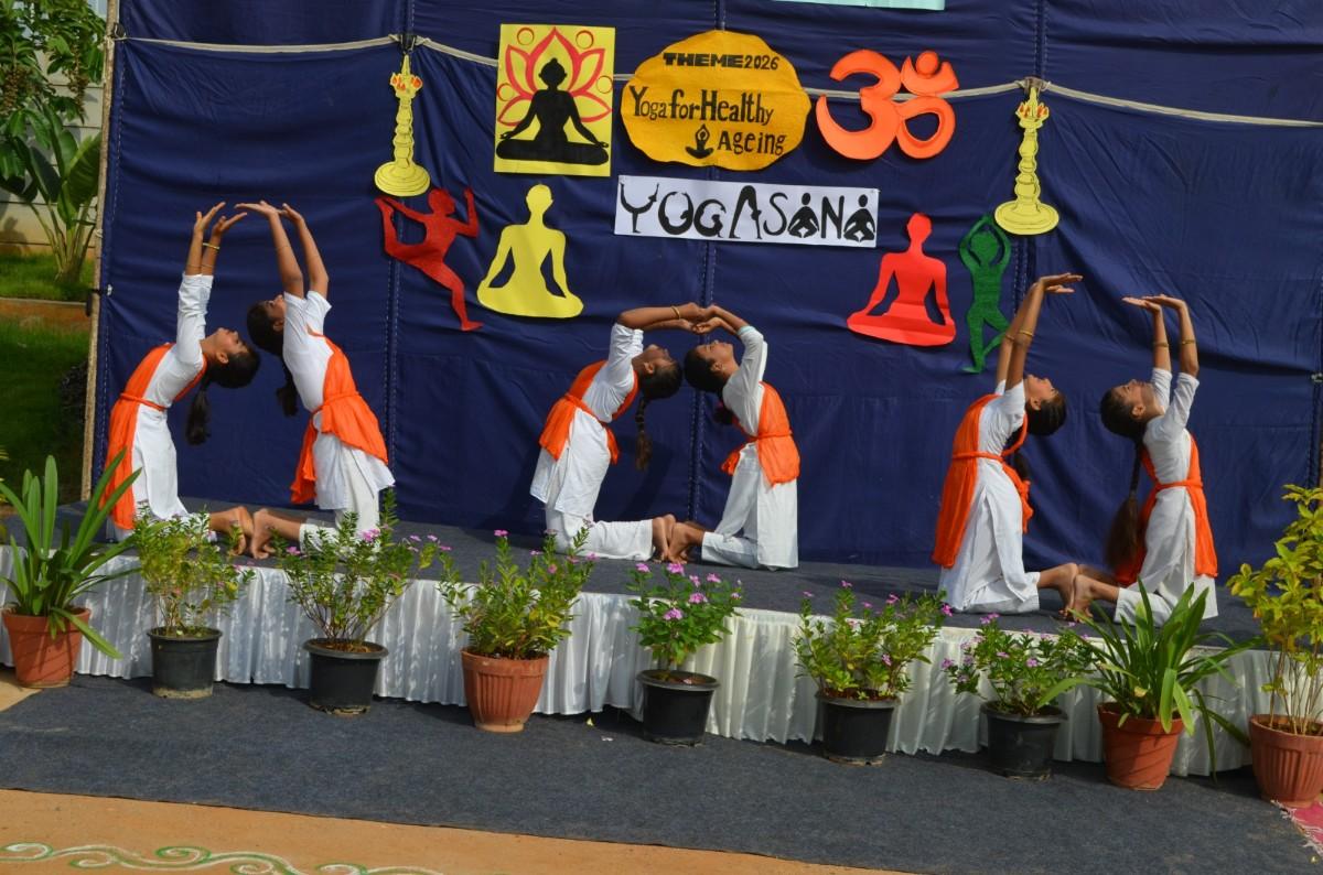 12th International Yoga Day Celebration in RVK - Somanahalli (8)