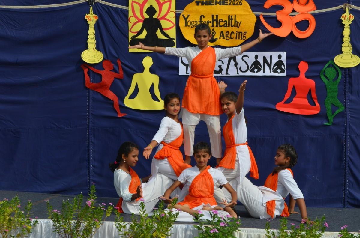 12th International Yoga Day Celebration in RVK - Somanahalli (9)