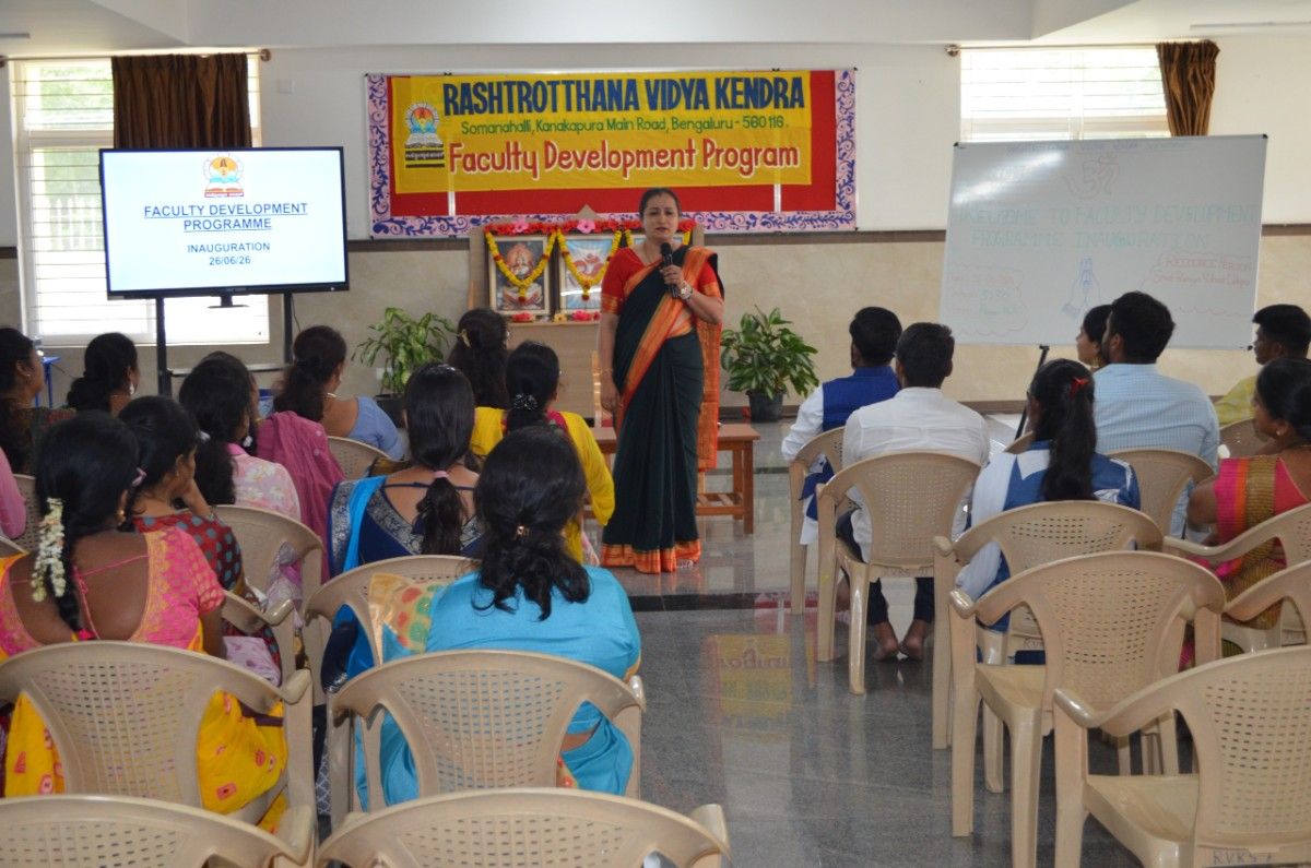 Faculty Development Programme in RVK - Somanahalli (6)