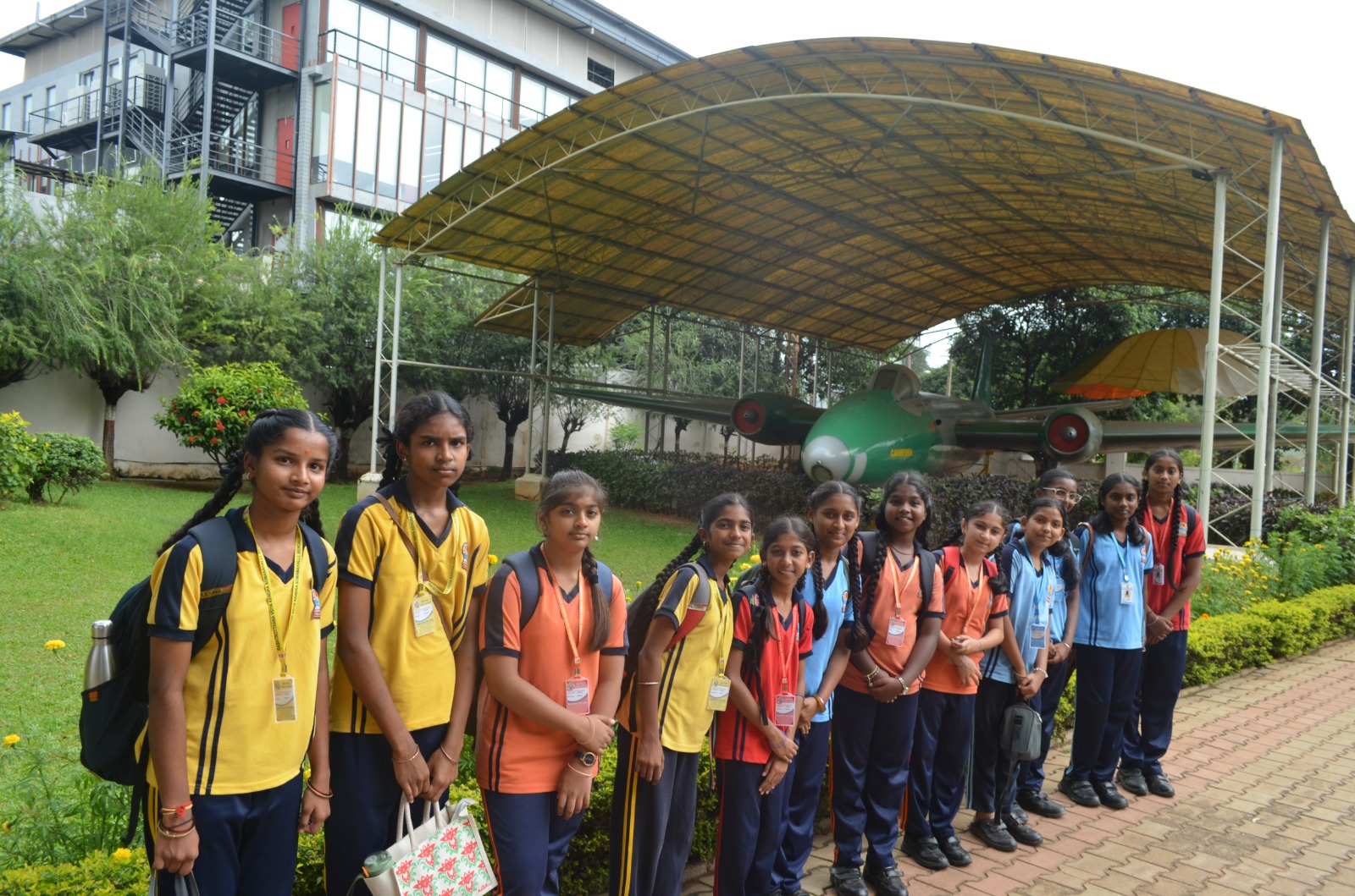 Bengaluru, Aug. 25 An educational tour was organised for the students of class 8 of Rashtrotthana Vidya Kendra - Somanahalli to Hindustan Aeronautics Limited (H ( (3)