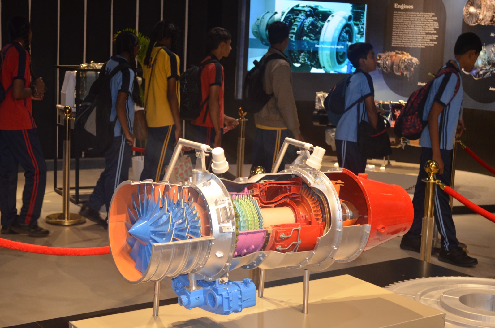 Bengaluru, Aug. 25 An educational tour was organised for the students of class 8 of Rashtrotthana Vidya Kendra - Somanahalli to Hindustan Aeronautics Limited (H ( (8)