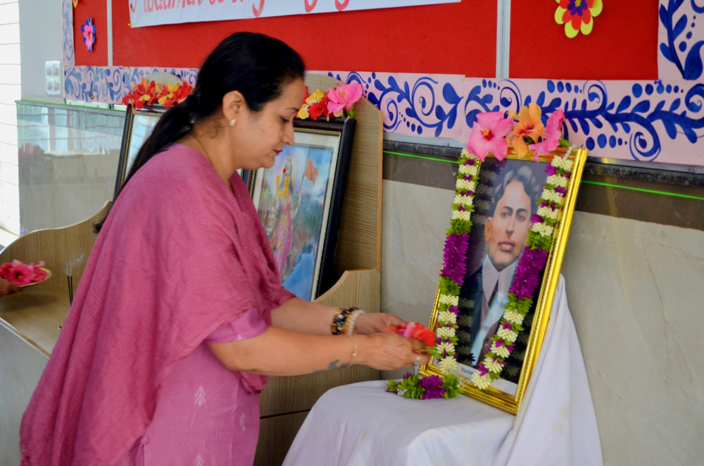 Birth Anniversary of Patriot Madan Lal Dhingra Celebrated at RVK - Somanahalli (3)