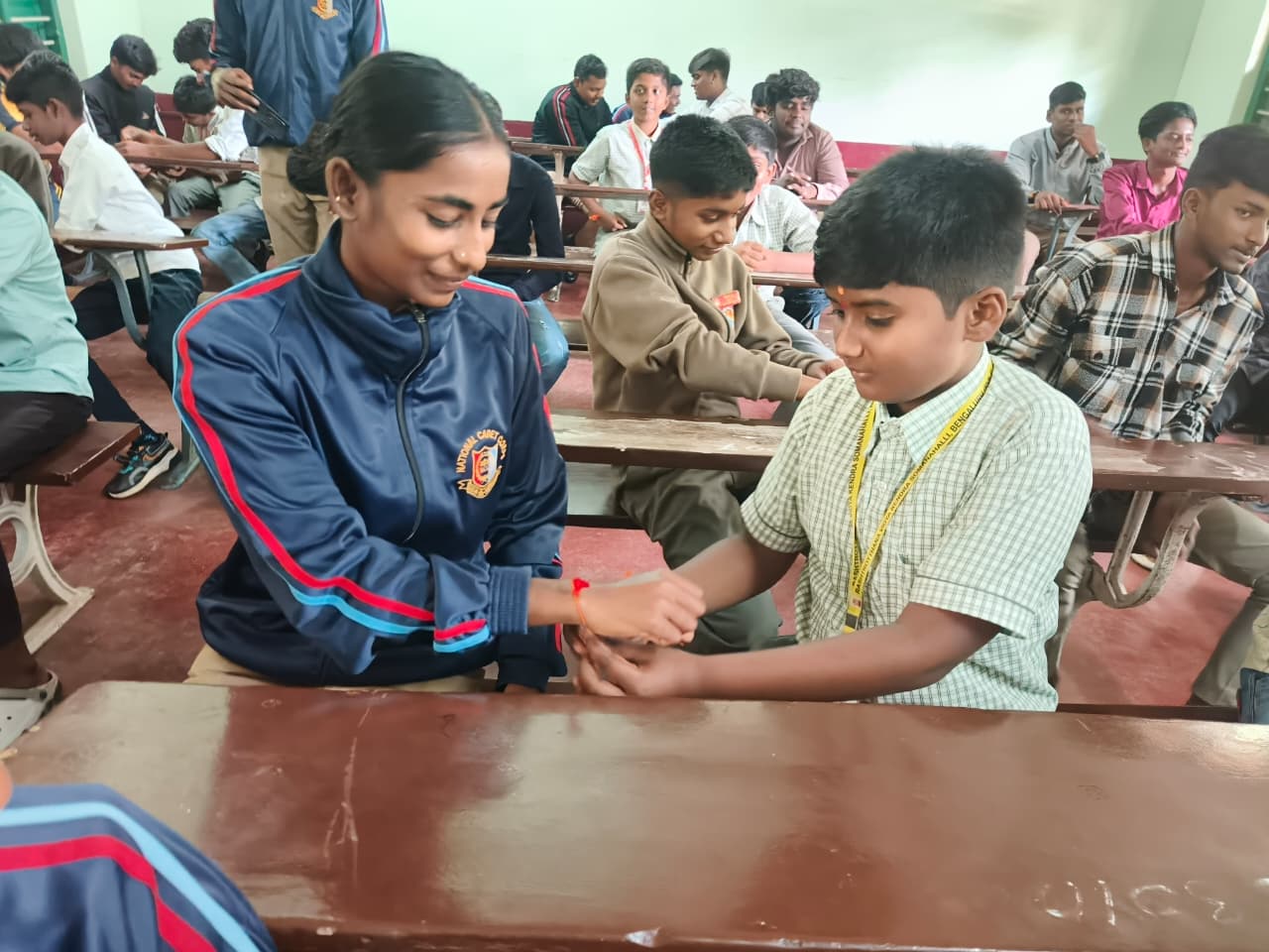 Rakshabandhan Celebrated at RVK - Somanahalli (10)