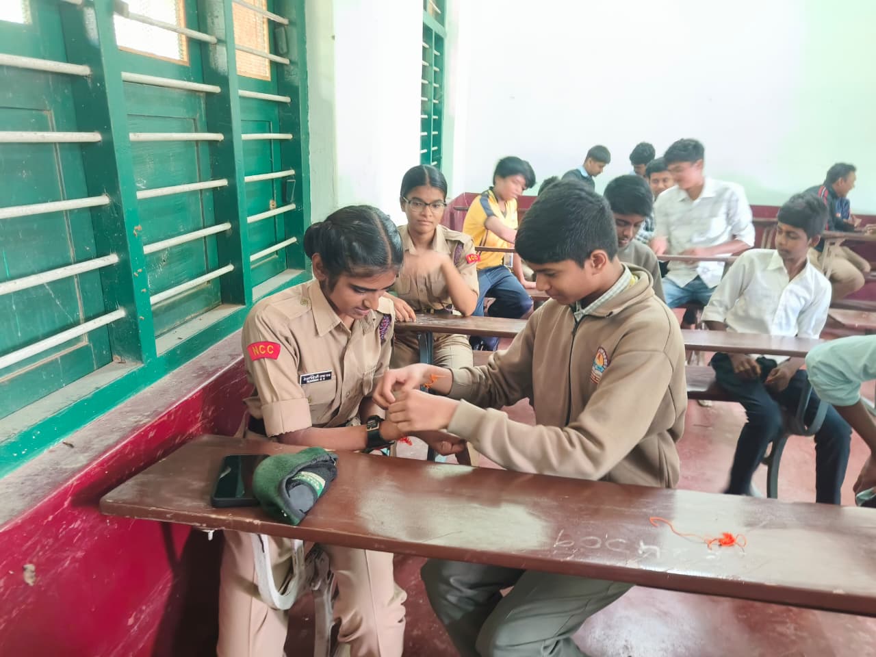 Rakshabandhan Celebrated at RVK - Somanahalli (11)