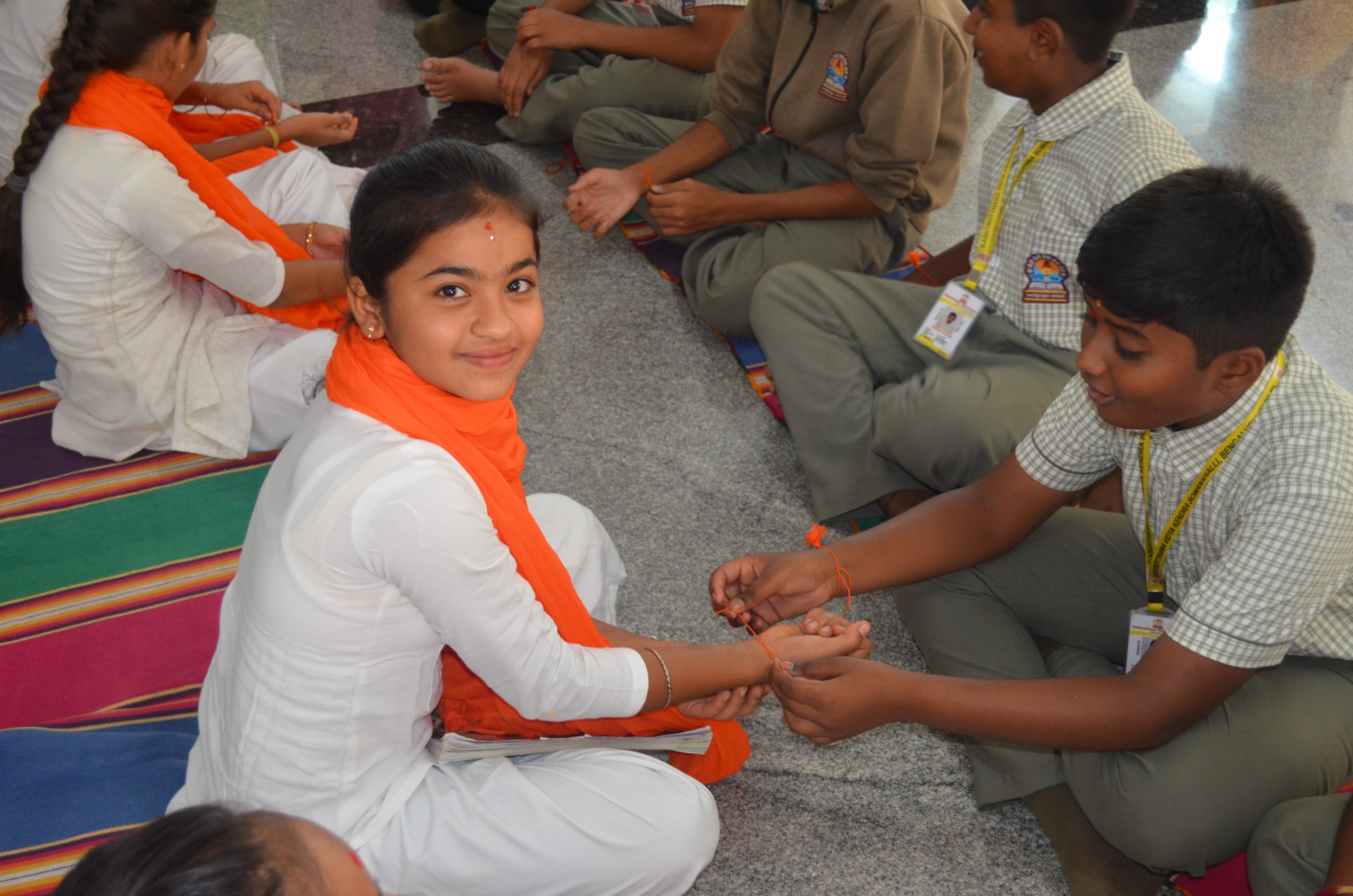 Rakshabandhan Celebrated at RVK - Somanahalli (12)