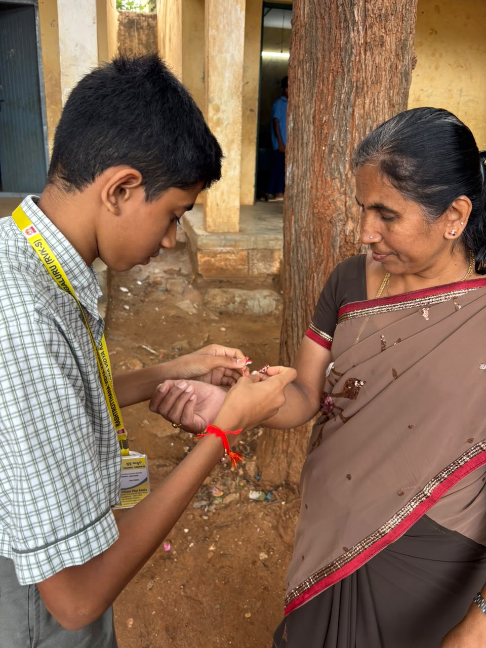 Rakshabandhan Celebrated at RVK - Somanahalli (14)