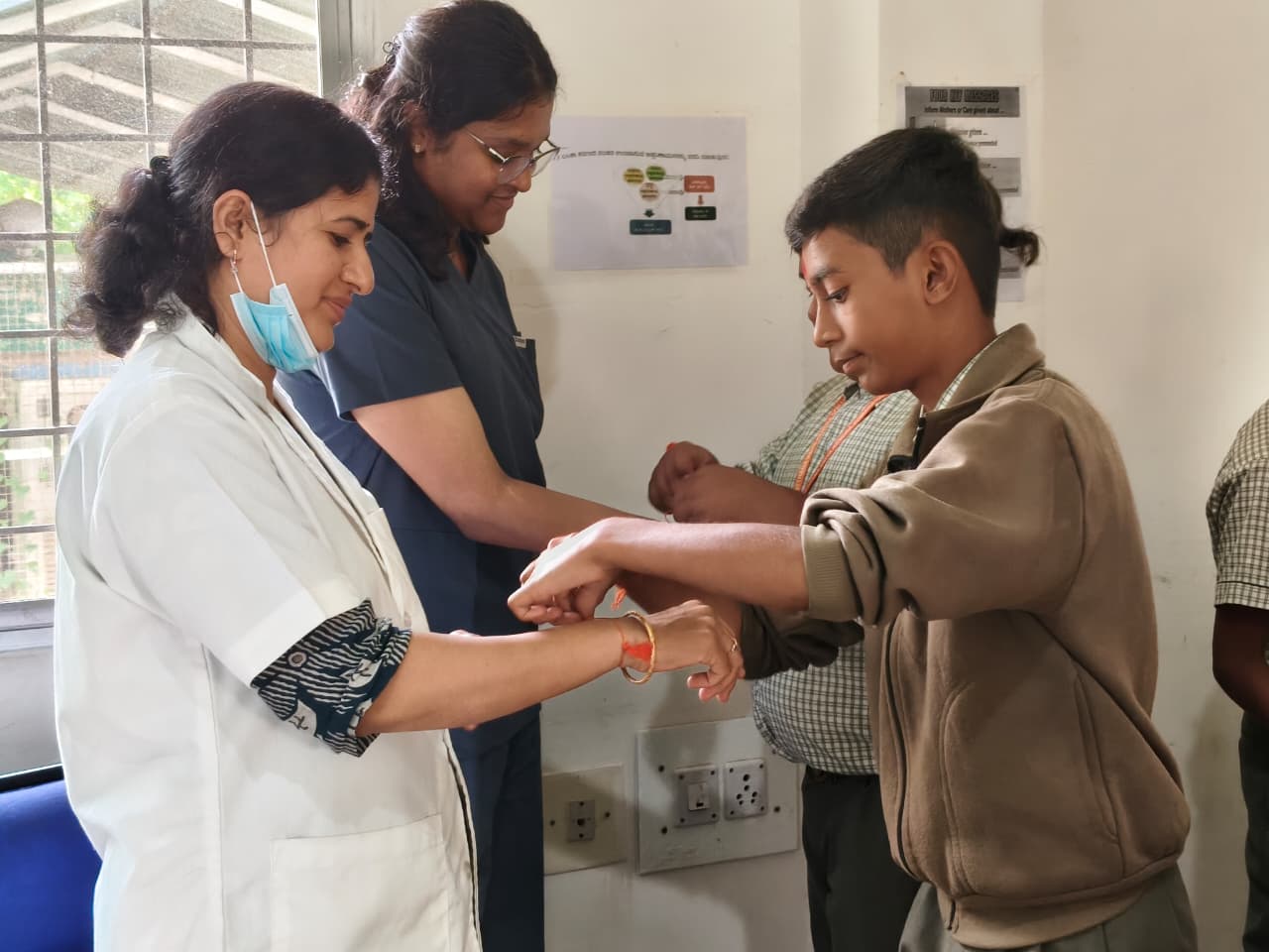 Rakshabandhan Celebrated at RVK - Somanahalli (5)