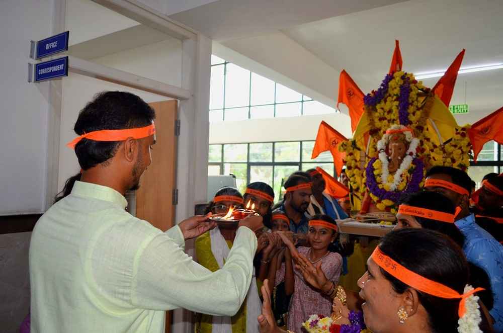 Three-Day Ganeshotsava Celebrated with Grandeur at RVK - Somanahalli 1-50kb