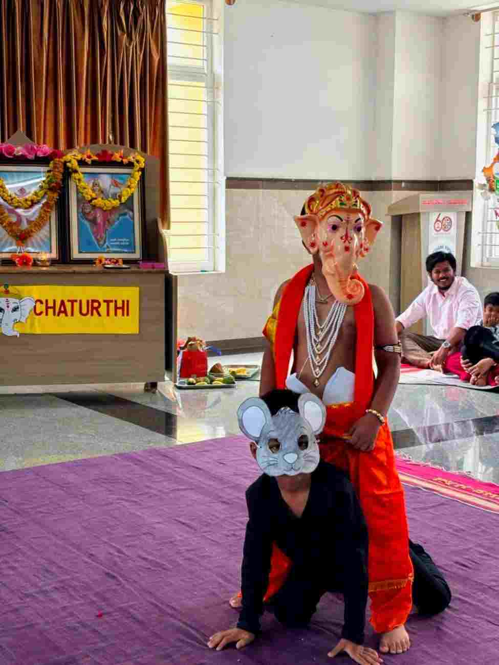 Three-Day Ganeshotsava Celebrated with Grandeur at RVK - Somanahalli 13-50kb