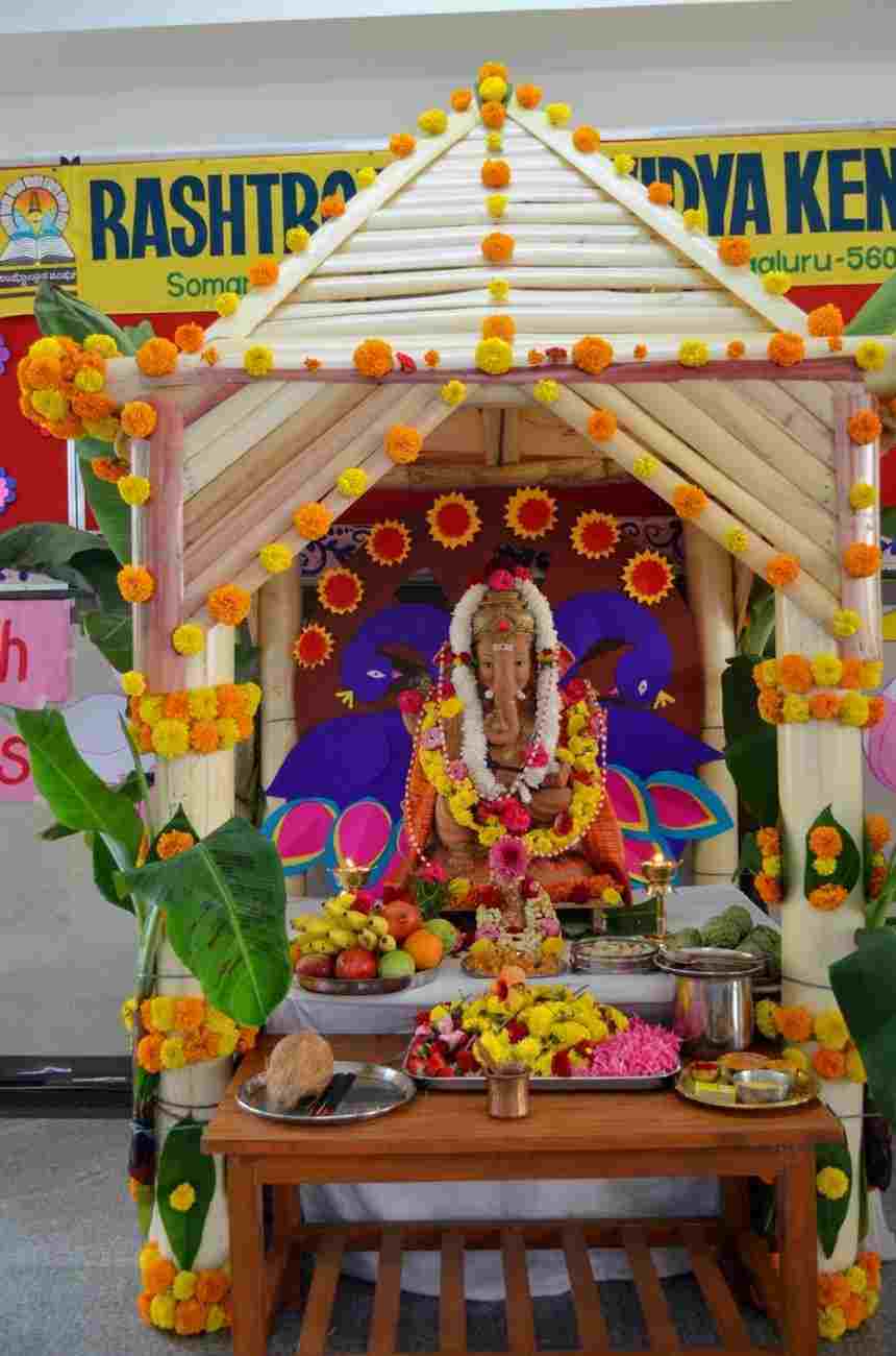 Three-Day Ganeshotsava Celebrated with Grandeur at RVK - Somanahalli 17-50kb