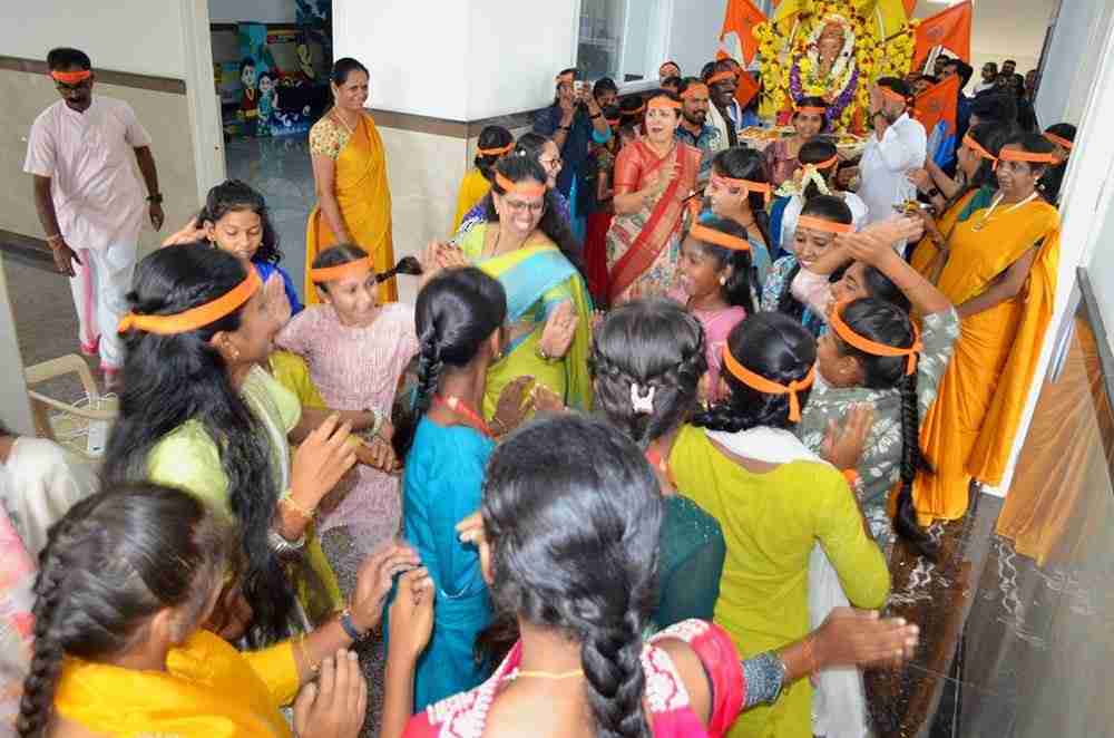 Three-Day Ganeshotsava Celebrated with Grandeur at RVK - Somanahalli 5-50kb