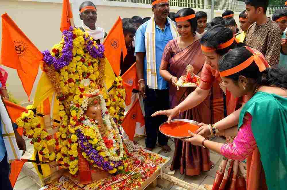 Three-Day Ganeshotsava Celebrated with Grandeur at RVK - Somanahalli 9-50kb